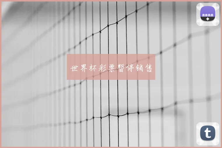 世界杯彩票暂停销售